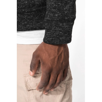 Men's full zip heather jacket
